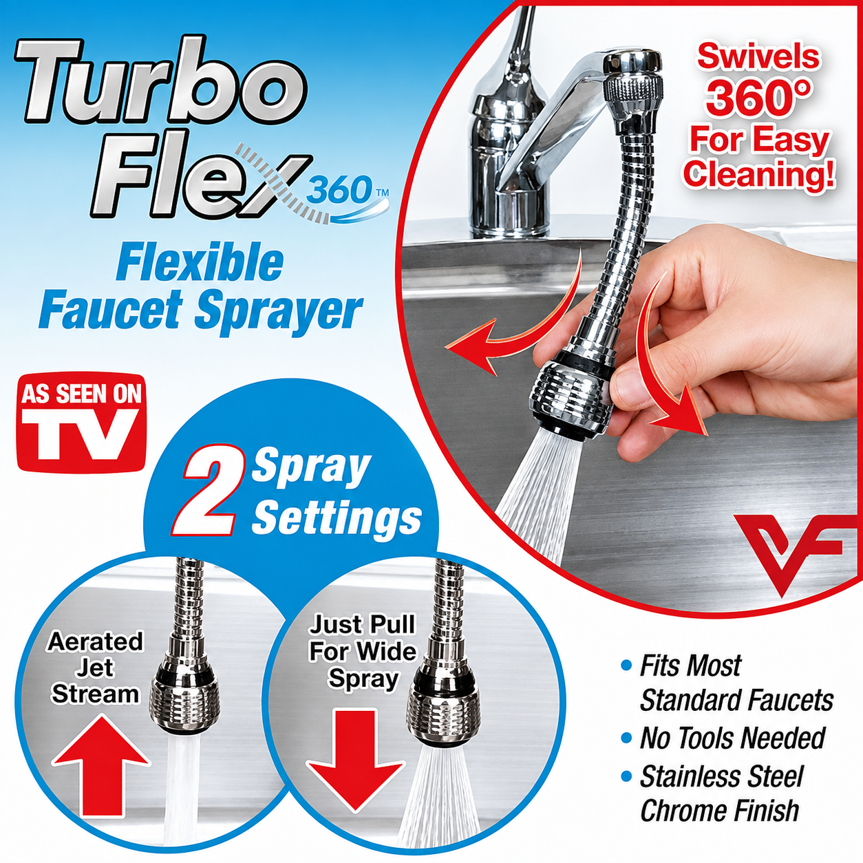 Flexible Turbo Faucet 360°