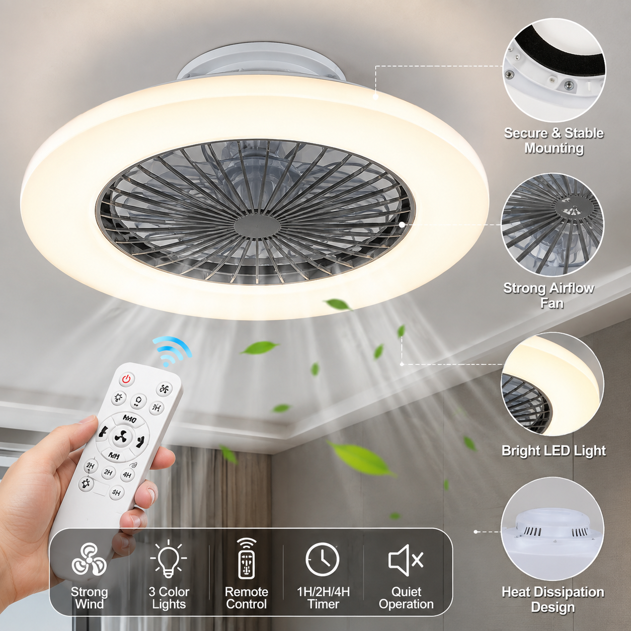 Ceiling Fan with Light