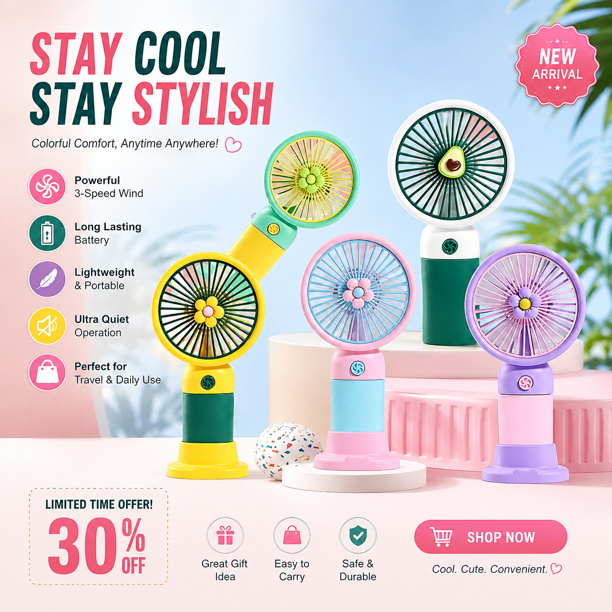 Mini Fruit Fan(Type-C)