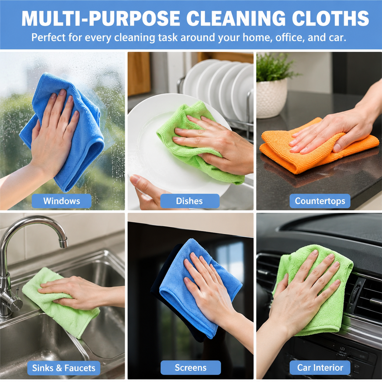 6-Kitchen Cleaning cloth