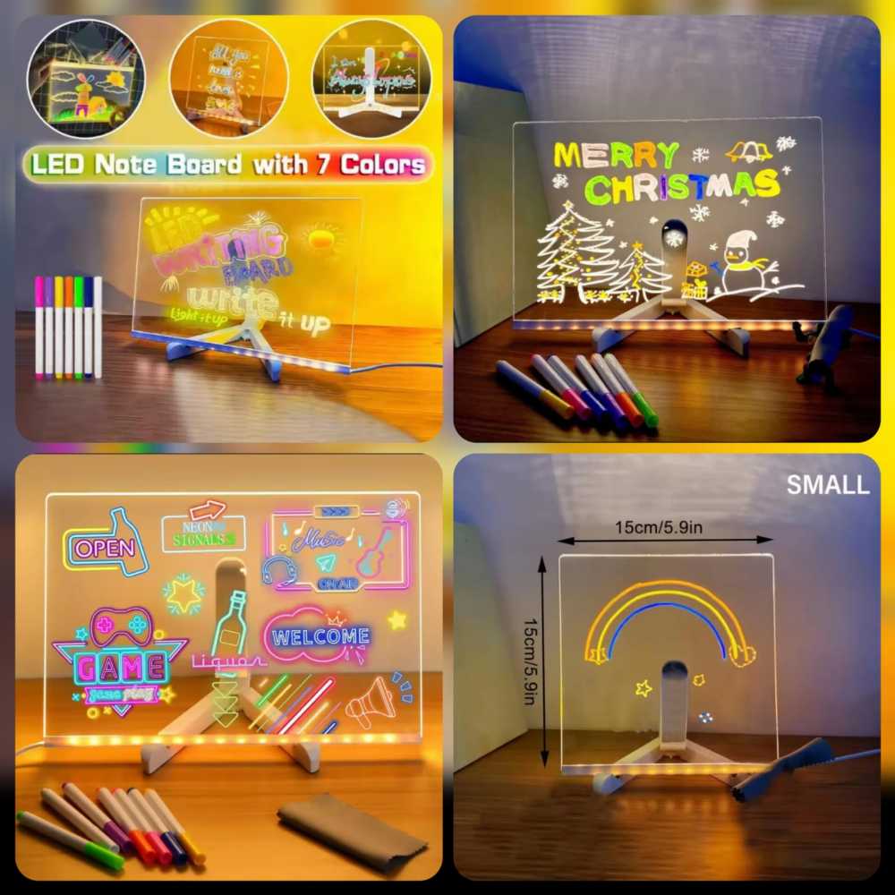Colorful LED Writing Board